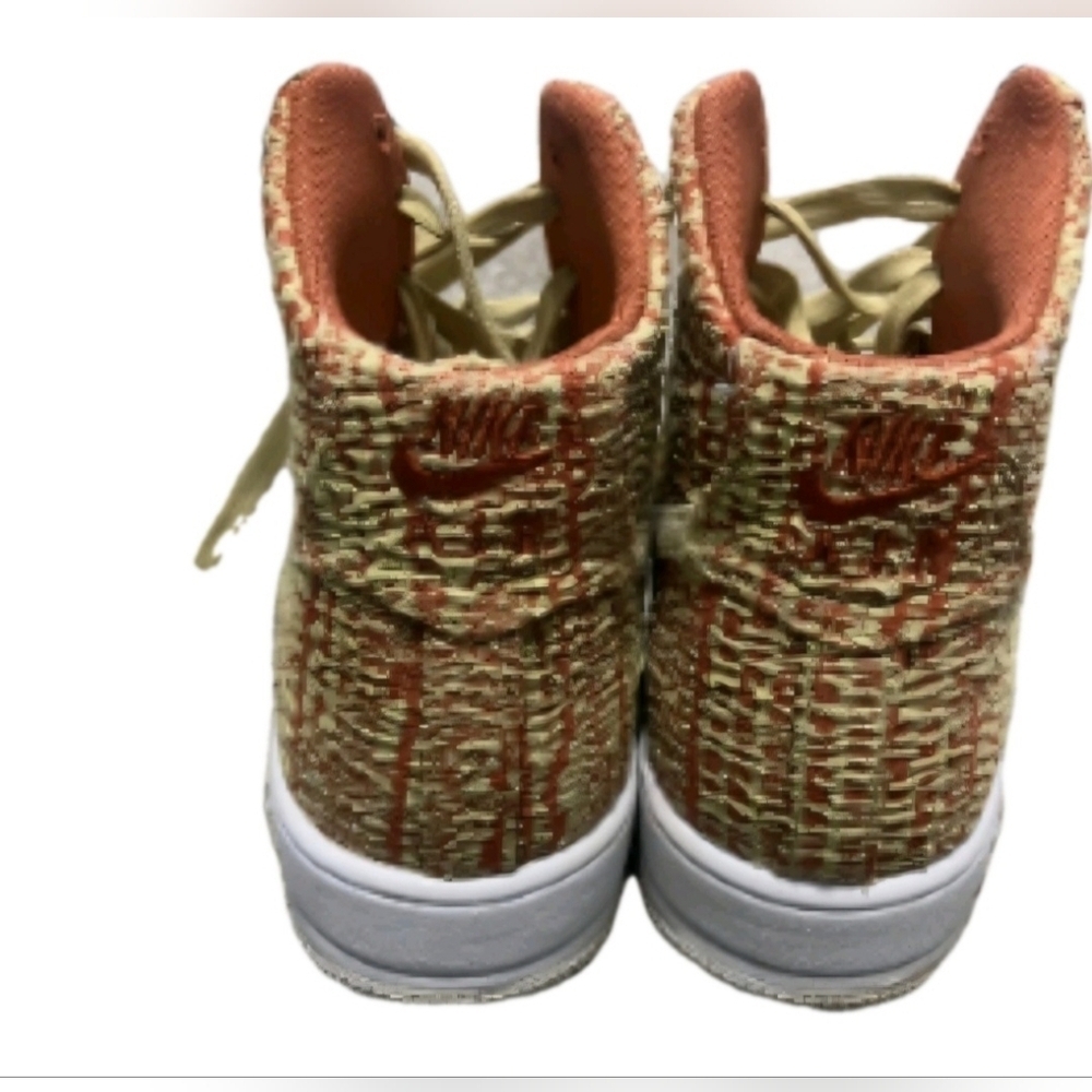 Nike Air Force 1 Ultraforce High Team Gold Equipe Orange US Men's Size 10 ( EUC) - Picture 4 of 6